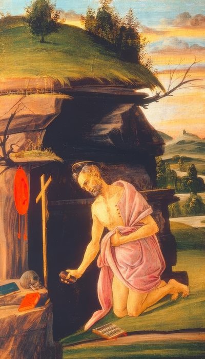 Saint Jerome in the Desert by Sandro Botticelli